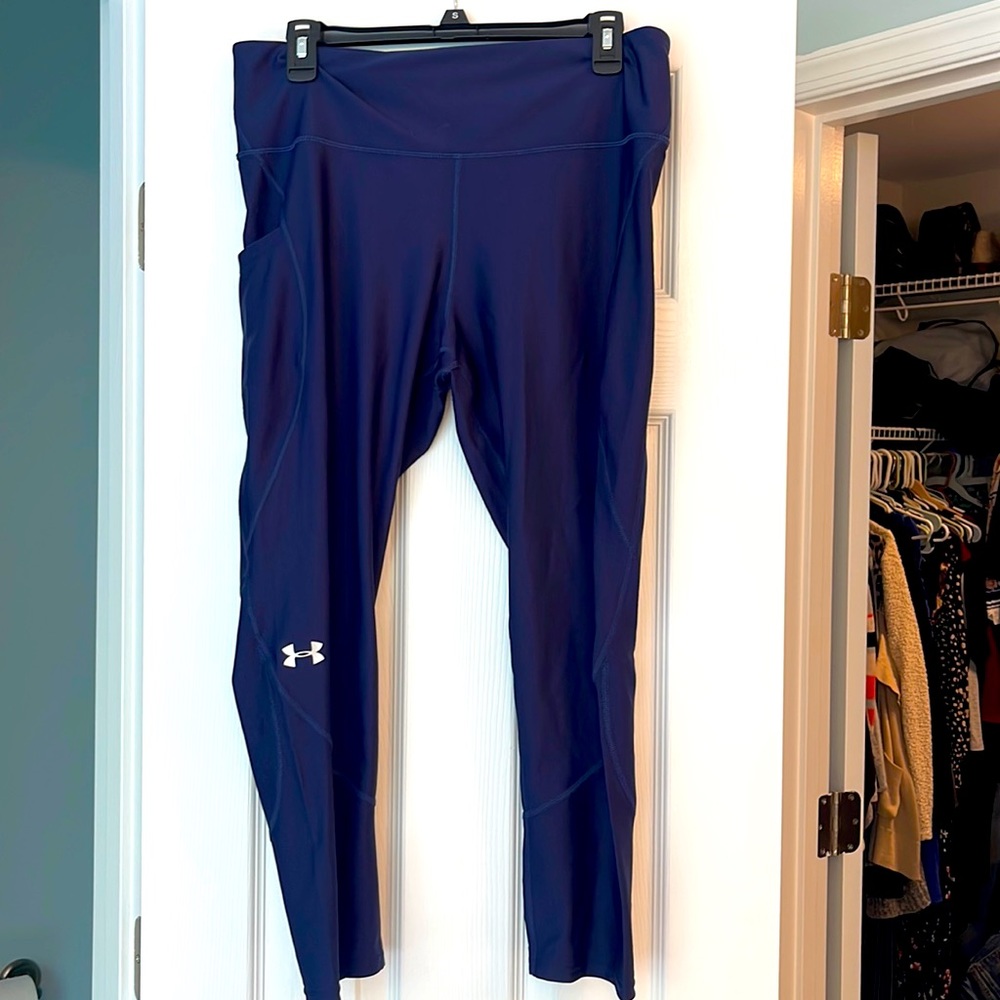 Brand new never worn Under Armour Compression Leggings Navy XL